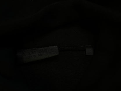 Fear of god Essentials jet black hoodie
