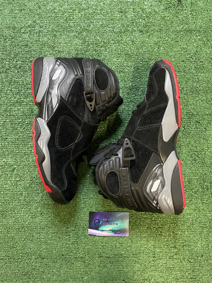 Air Jordan 8 bred size 10men/11.5women