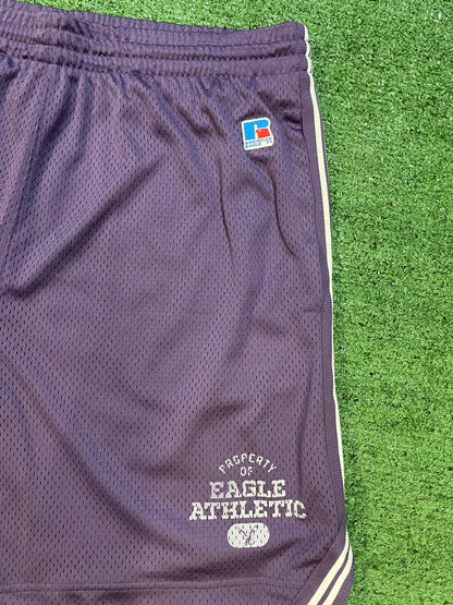 American Eagle X Russell purple shorts