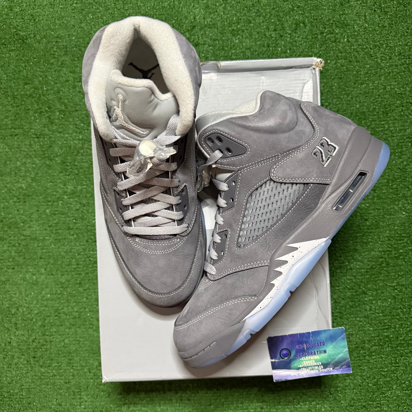 Jordan 5 Wolf Grey 10.5 Men “Preowned”