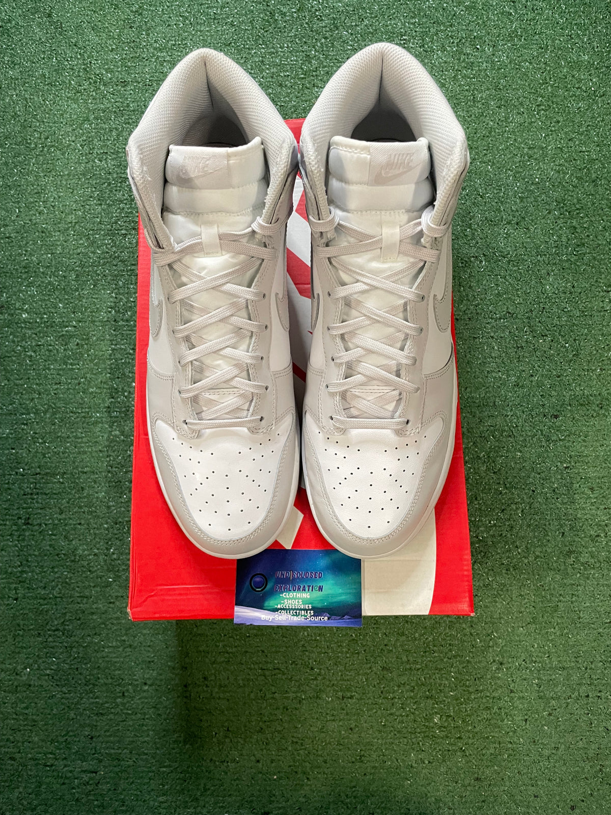 Nike Dunk high vast grey size 12men/13.5women