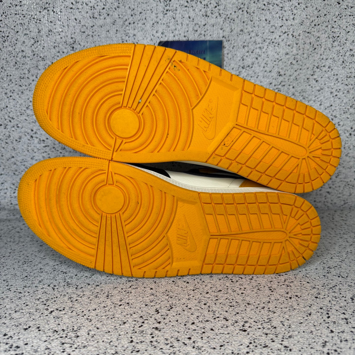 Jordan 1 Yellow Toe Taxi 10.5 Men “Preowned”