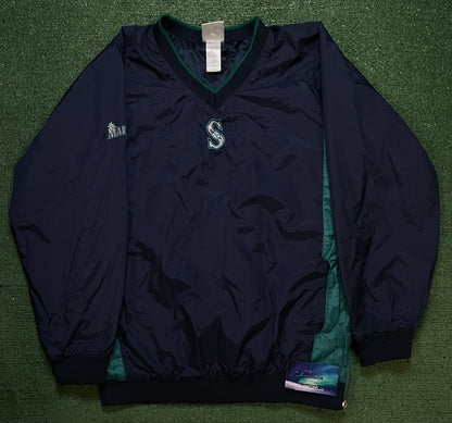 Seattle Mariners embroidered pullover crewneck