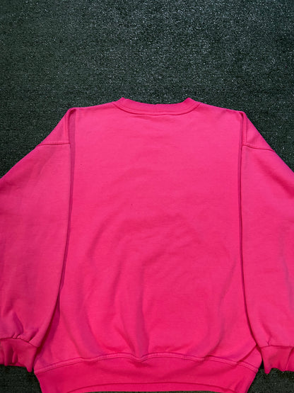 Vintage 1990s cherry blossom pink crewneck