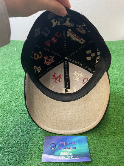 Negro league rings & crowns fitted hat