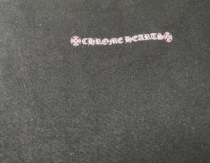 Chrome hearts matty boy black and pink hoodie