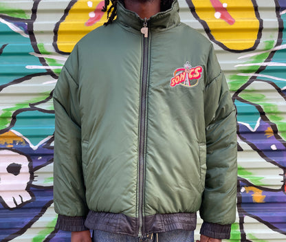 Vintage Seattle sonics reversible jacket