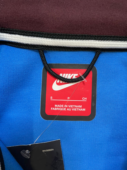 Nike Tech fleece hoodie burgundy and light photo blue