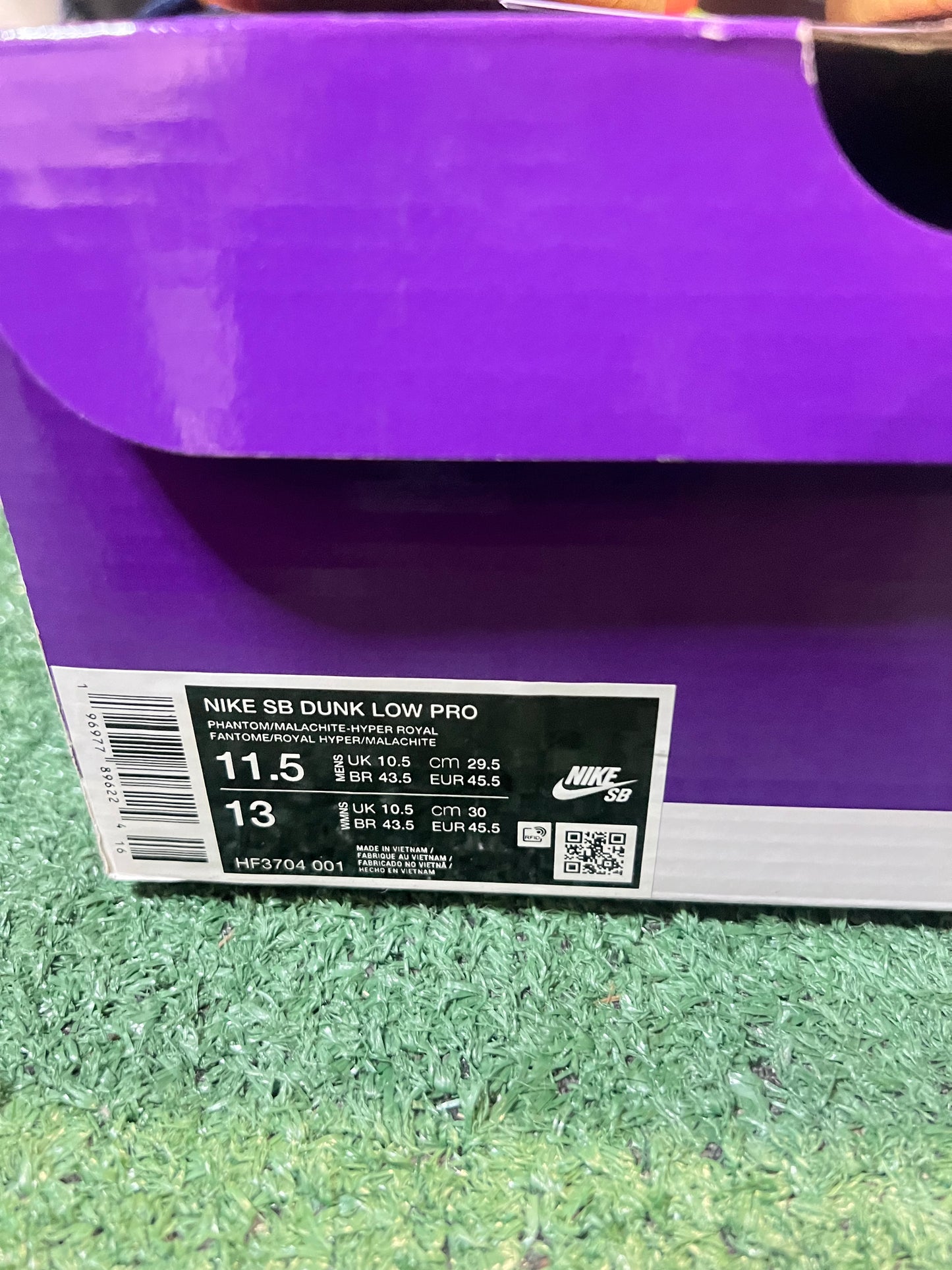 Nike Sb Dunk hyper royal malachite