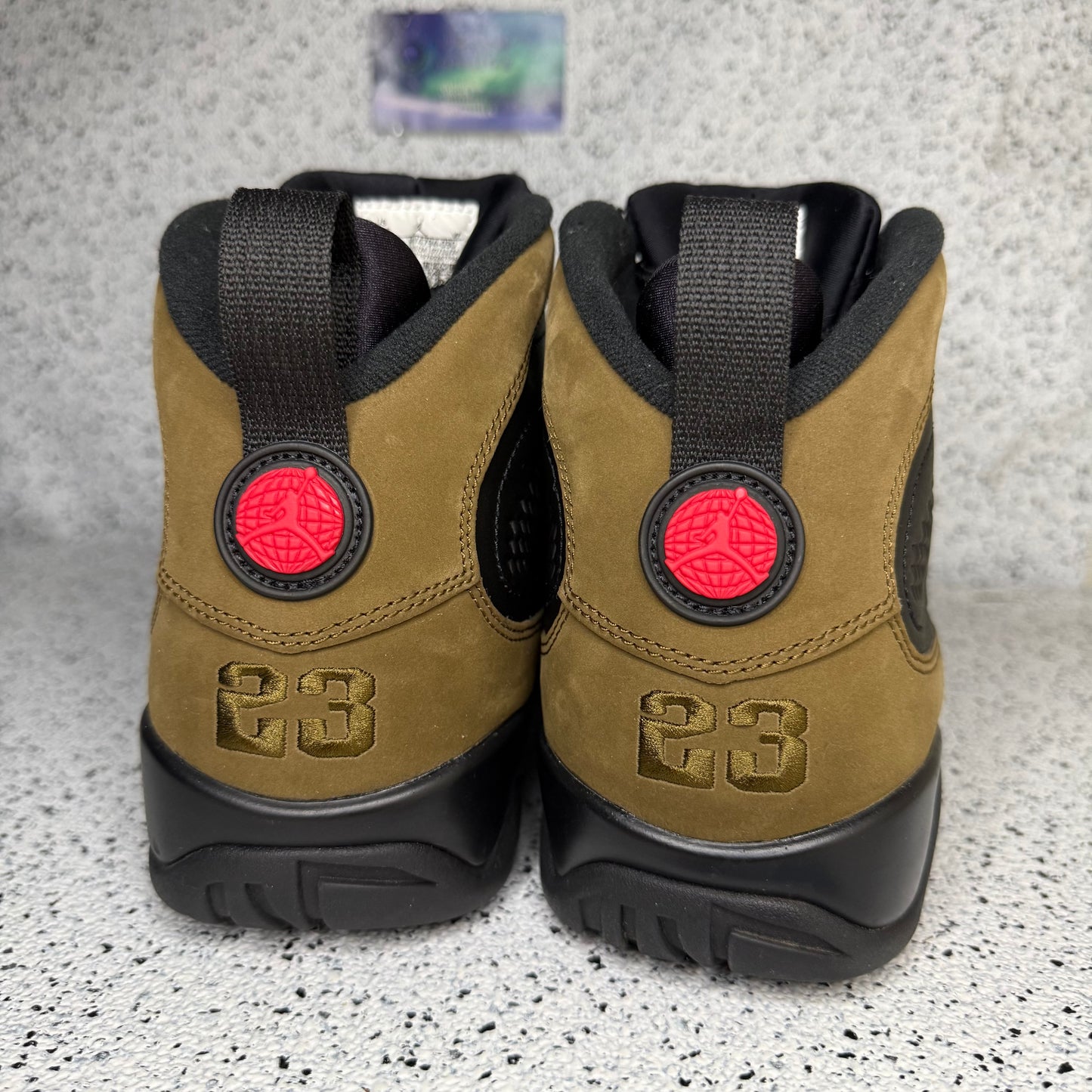Jordan 9 Olive 10.5 Men/12 Women “Preowned”