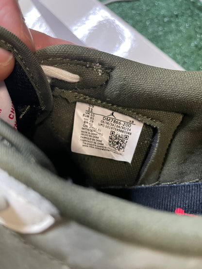 Air Jordan 1 Low Travis Scott medium olive size 11men/12.5women