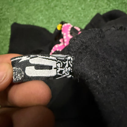 Sp5der P*nk Hoodie Black