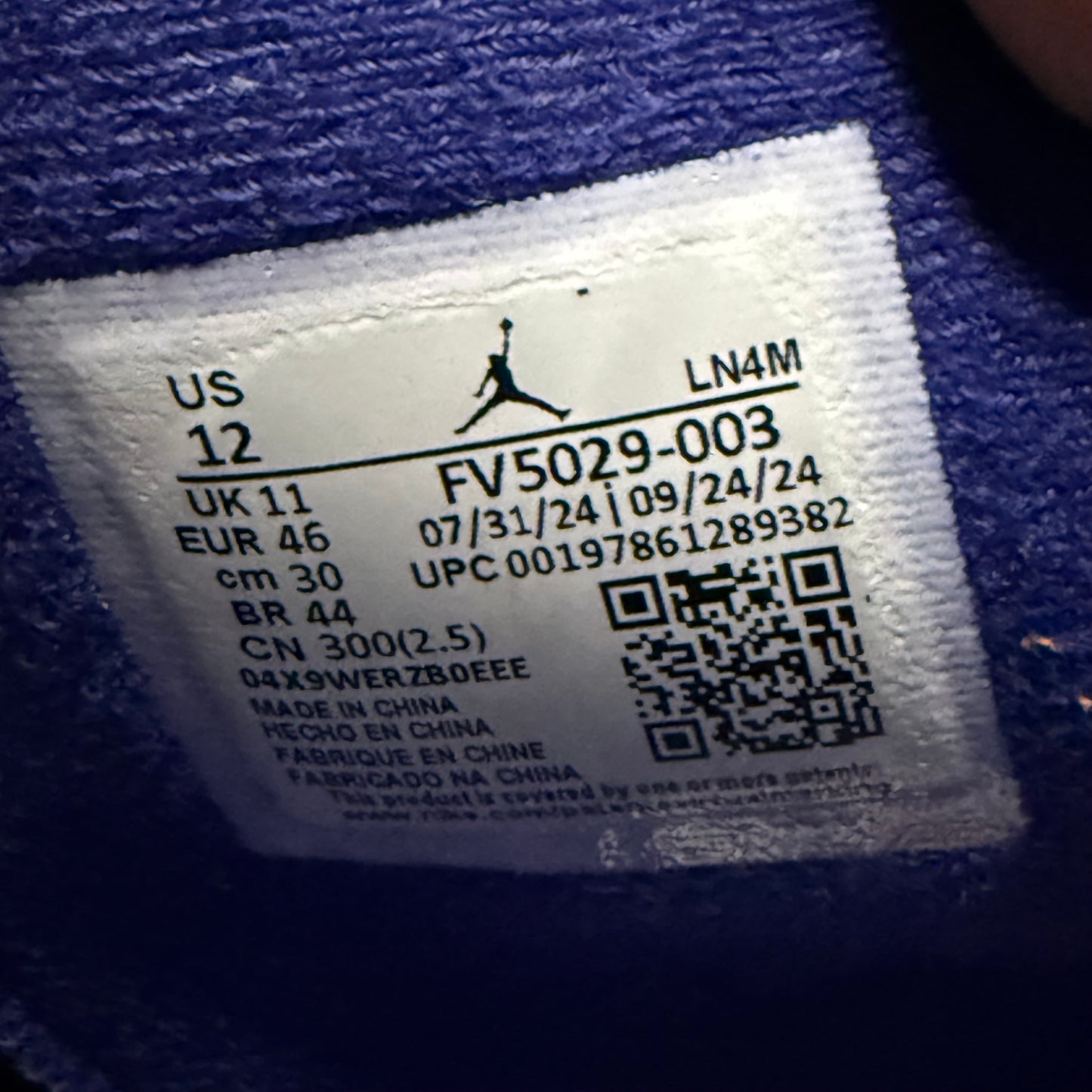 Jordan 4 Rare Air 12 Men “Preowned”