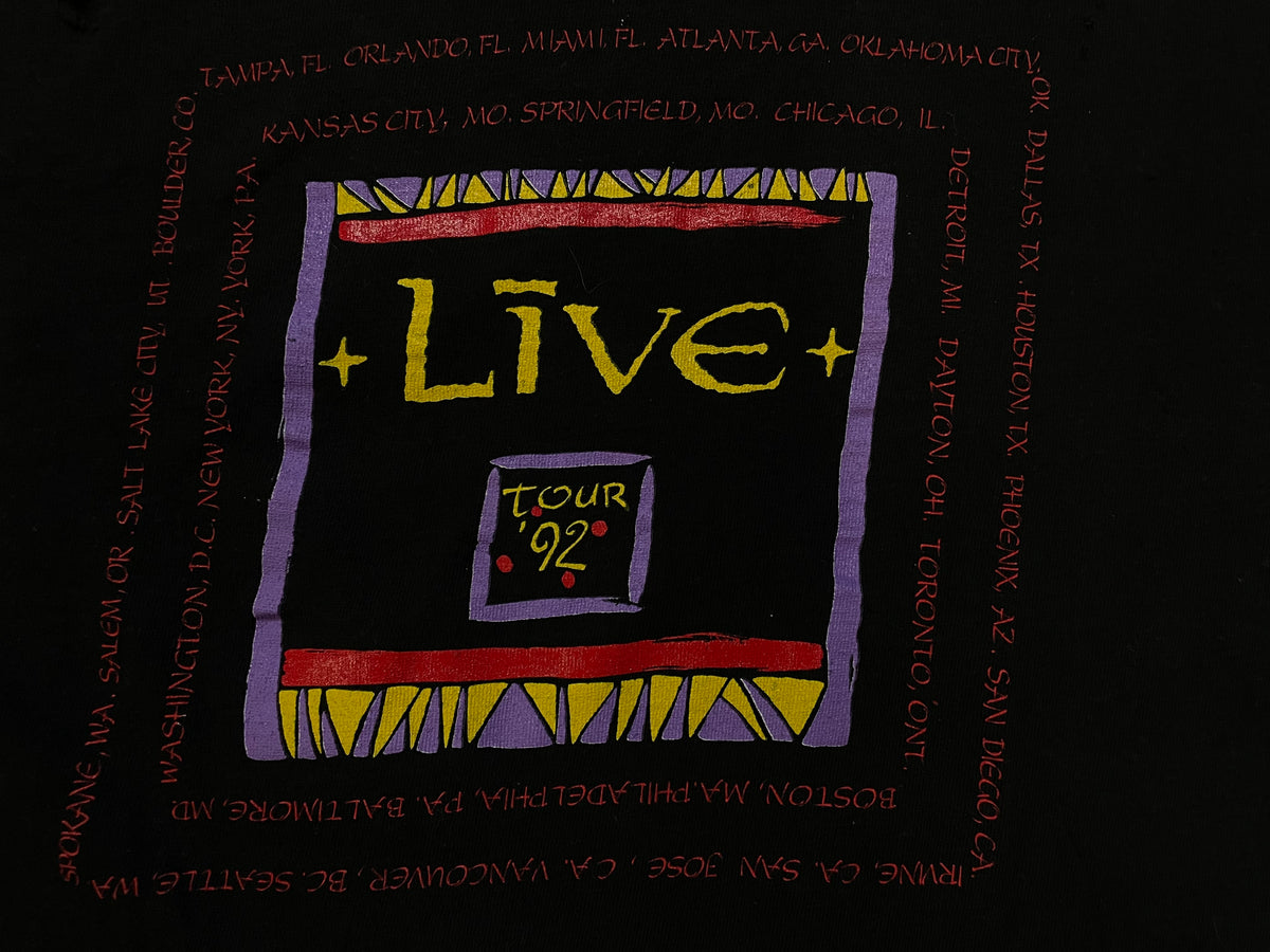 Vintage 1990s live mental jewelry concert tee