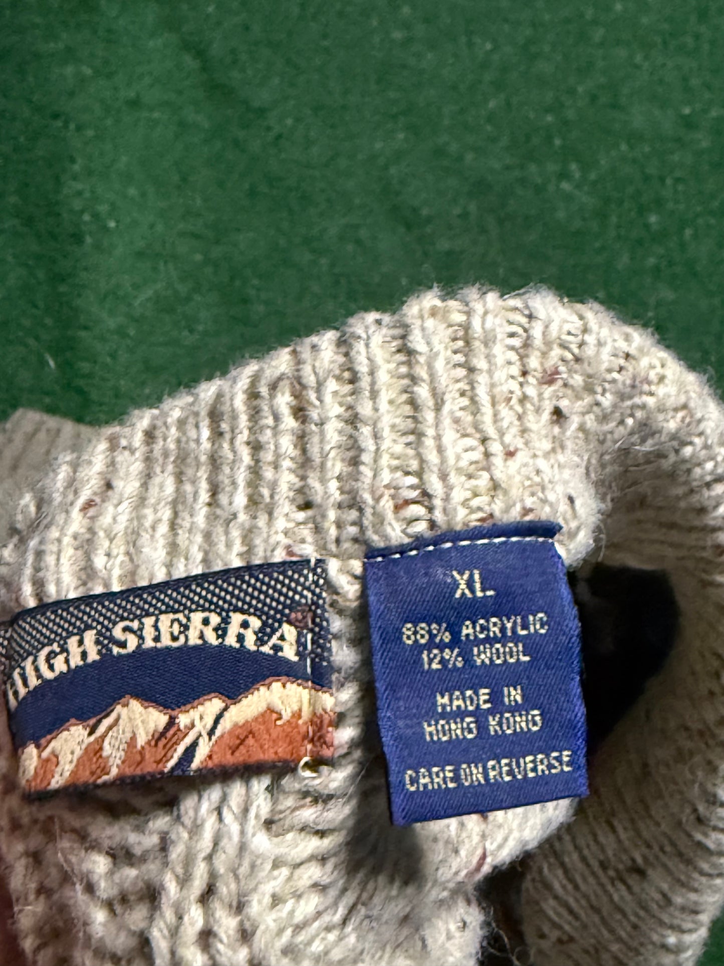 Vintage High Sierra Knit Sweater