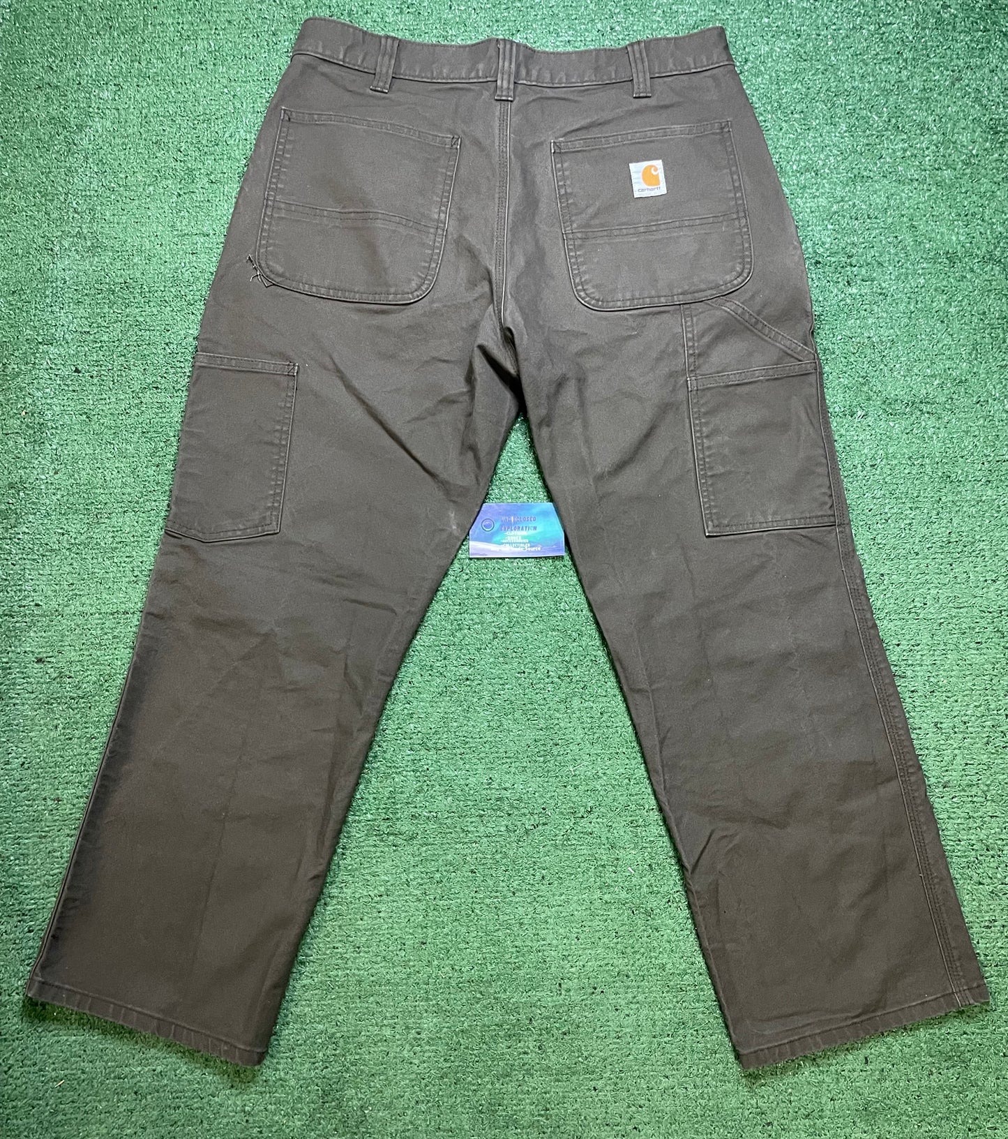 Carhartt brown straight leg pants