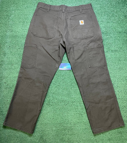 Carhartt brown straight leg pants