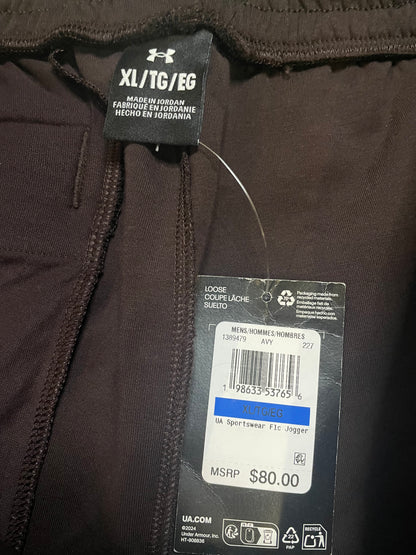 Under Armour brown fleece sweatsuit