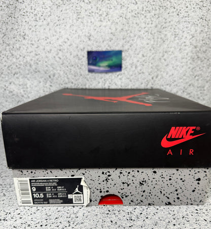 Jordan 4 Fire Red 9 Men/10.5 Women “Preowned”
