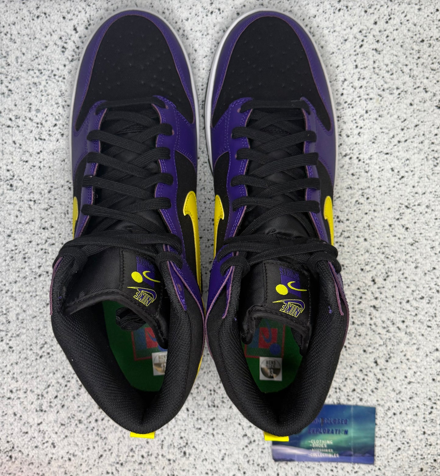 Nike Dunk High Lakers