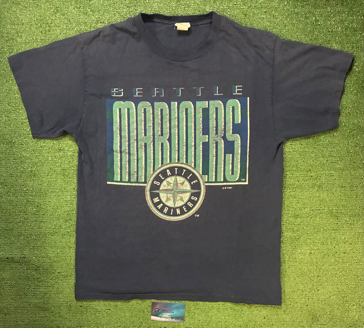 Vintage 1990s Seattle Mariners Spellout tee