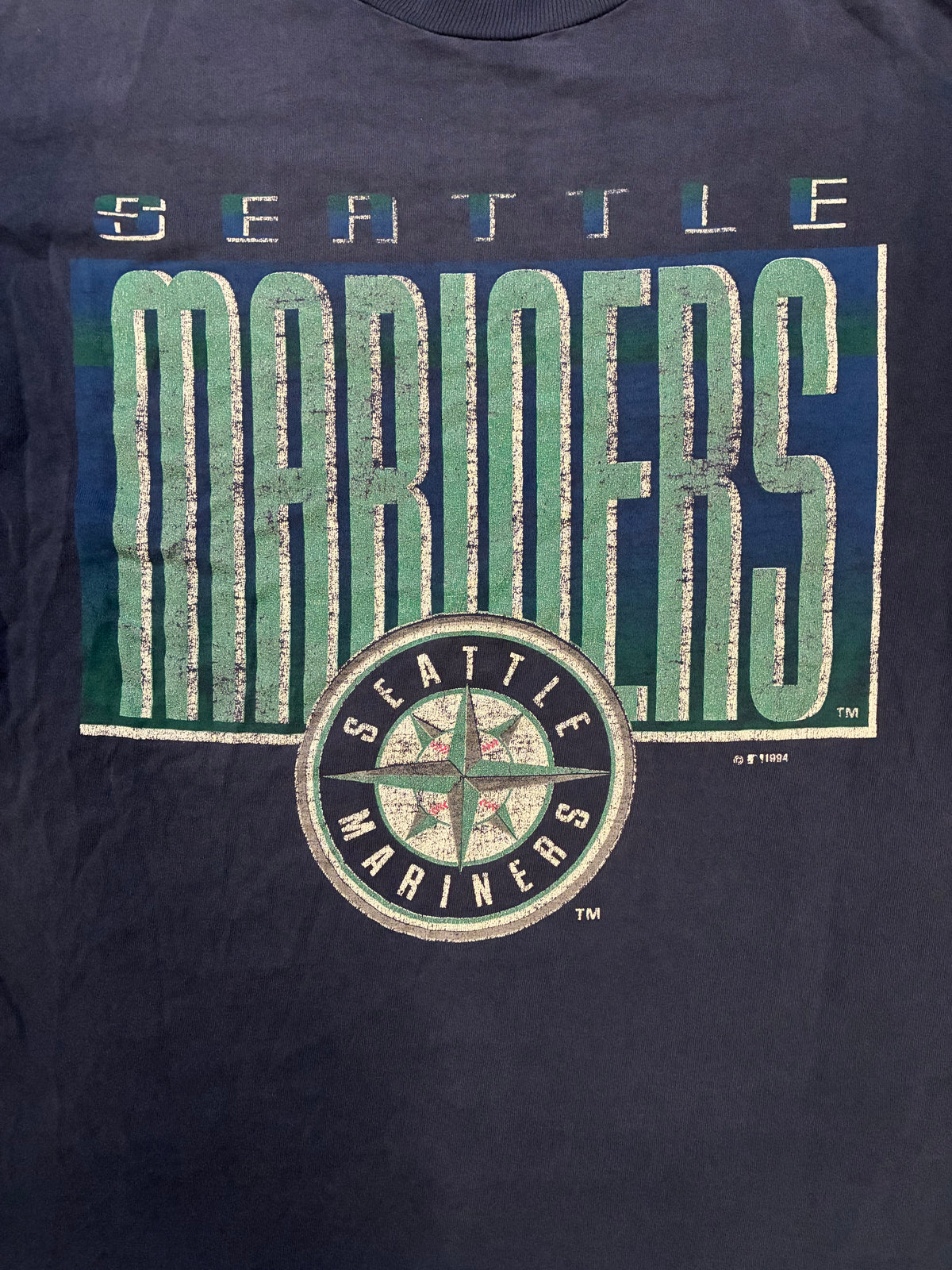 Vintage 1990s Seattle Mariners Spellout tee