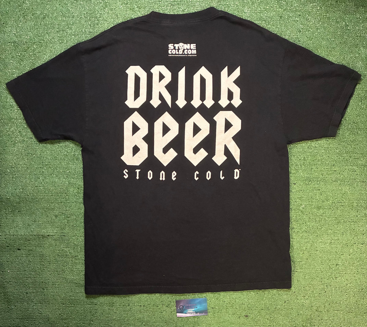 Vintage 2000s Stone Cold Steve Austin fuck fear drink beer tee