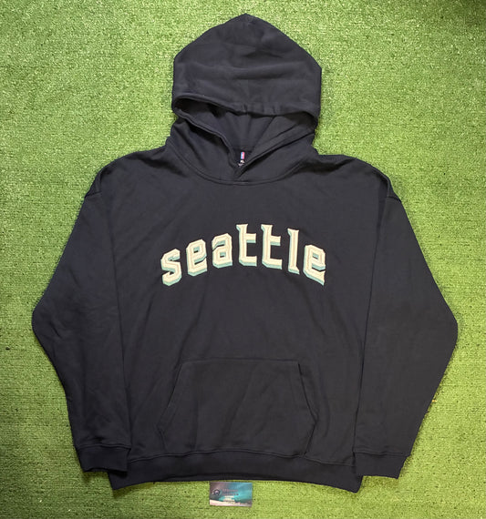 Seattle Mariners compass logo hoodie