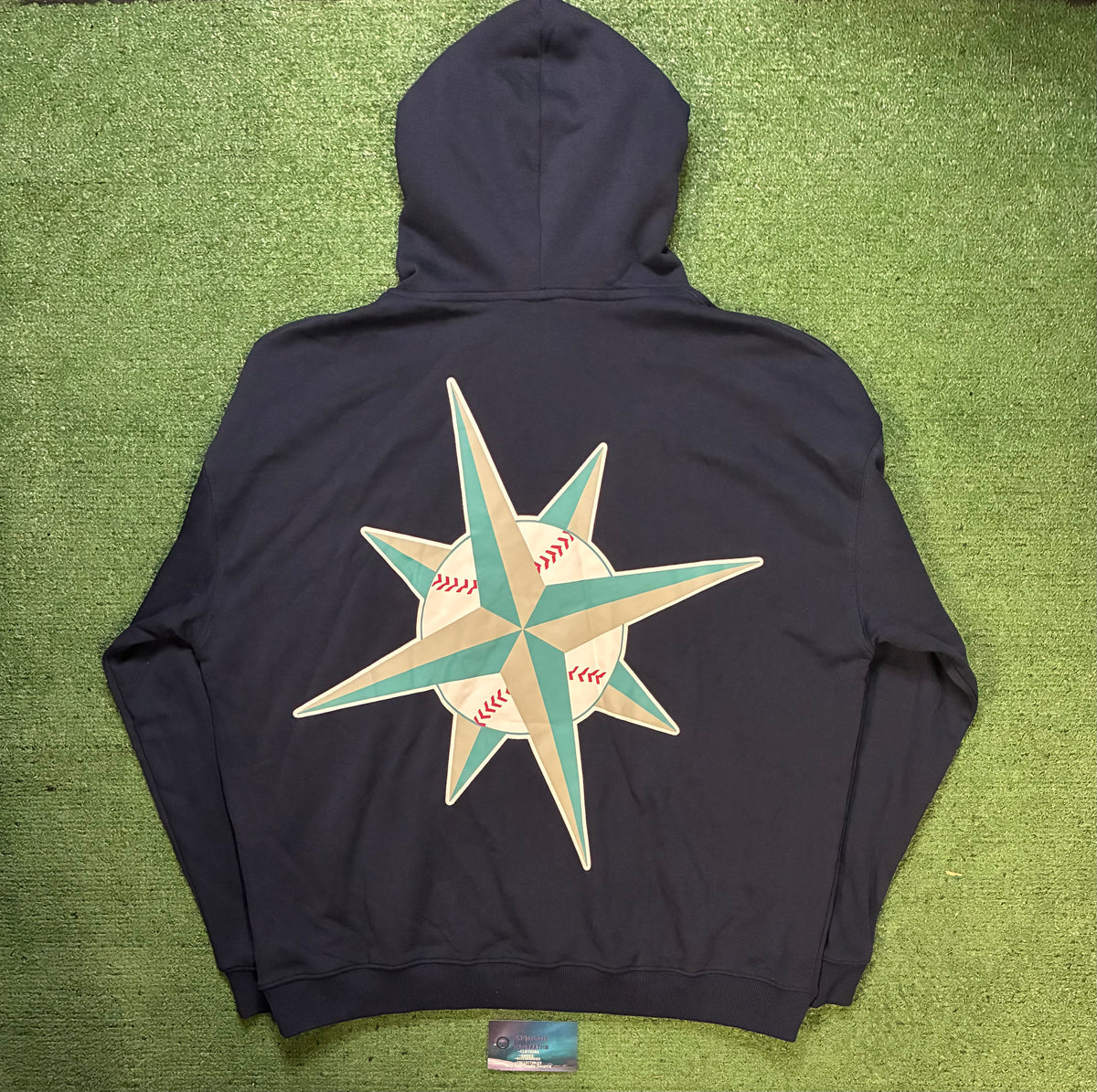 Seattle Mariners compass logo hoodie