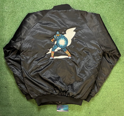 ETC Captain America satin bomber jacket