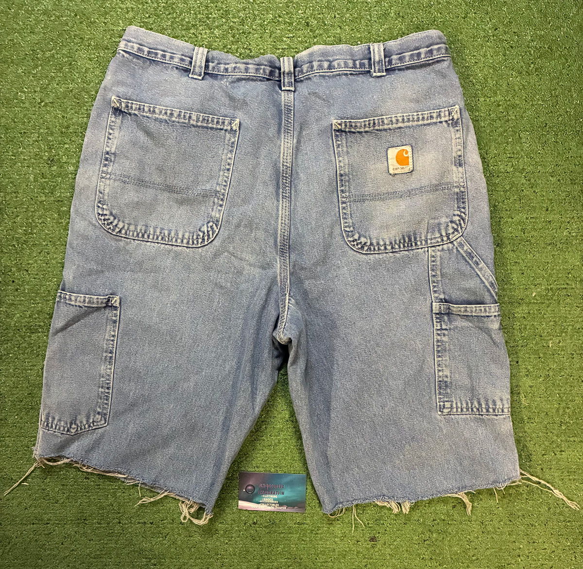 Carhartt denim cutoff shorts