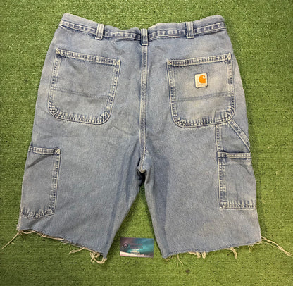Carhartt denim cutoff shorts