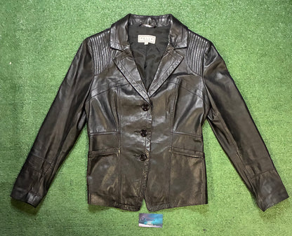 Pelle Studio black leather jacket