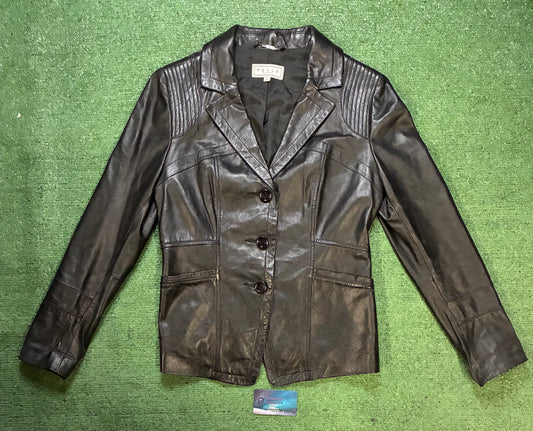 Pelle Studio black leather jacket