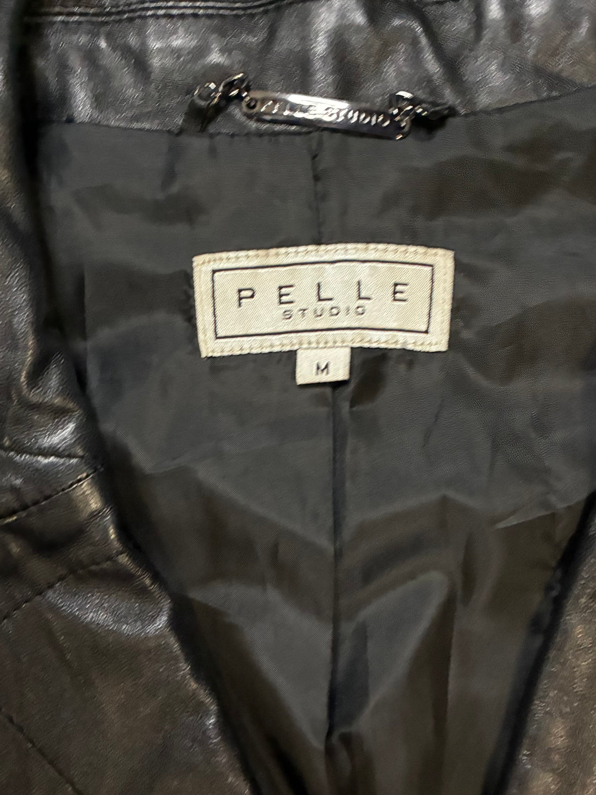 Pelle Studio black leather jacket