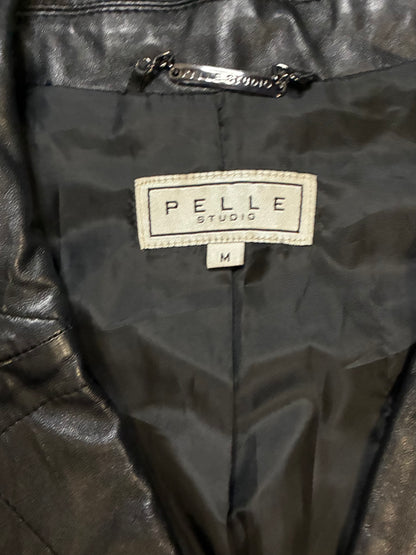 Pelle Studio black leather jacket