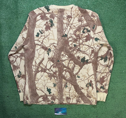 vintage N'Mad long-sleeve waffle-knit henley