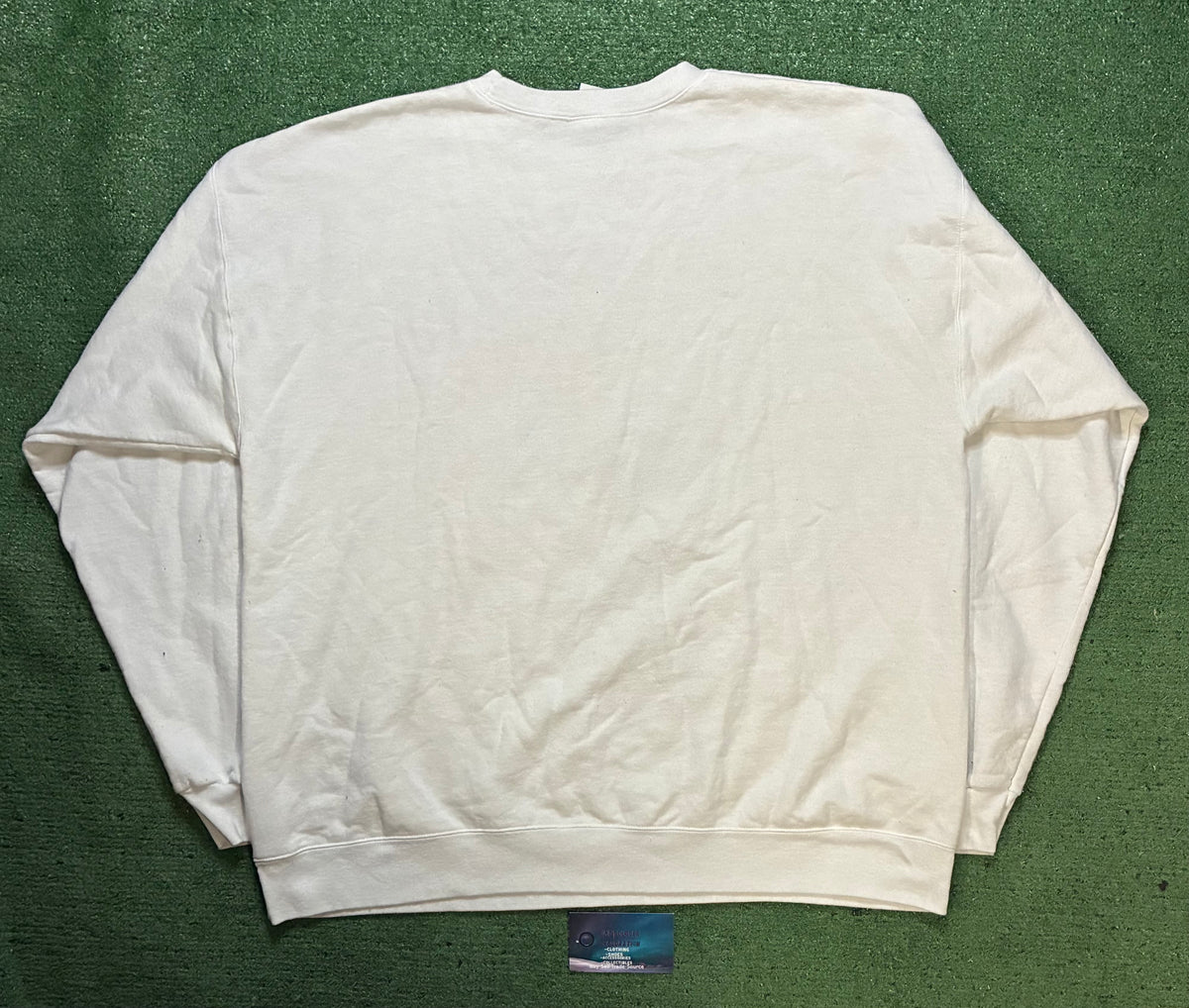 Burn Slow white crewneck