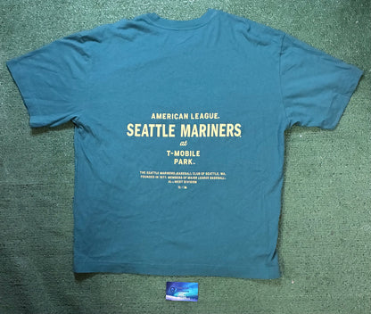 Seattle Mariners blue and gold tee