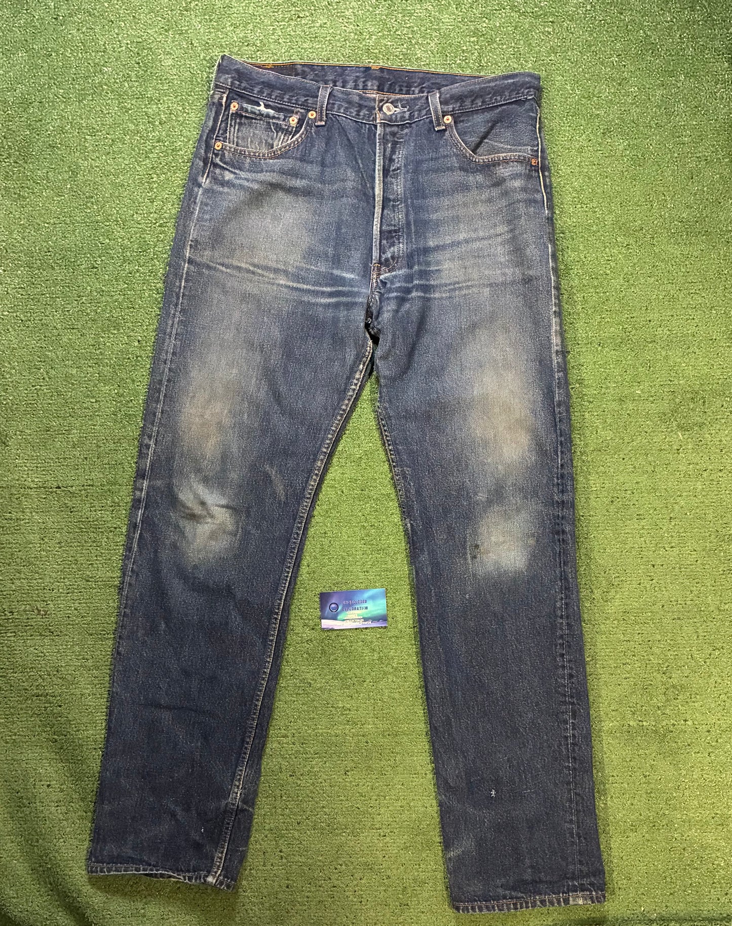 Vintage 2000s Levi 501XX dark wash jeans