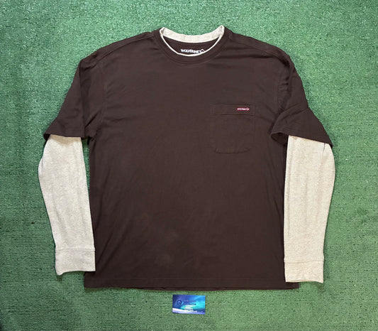 Wolverine brown & cream longsleeve
