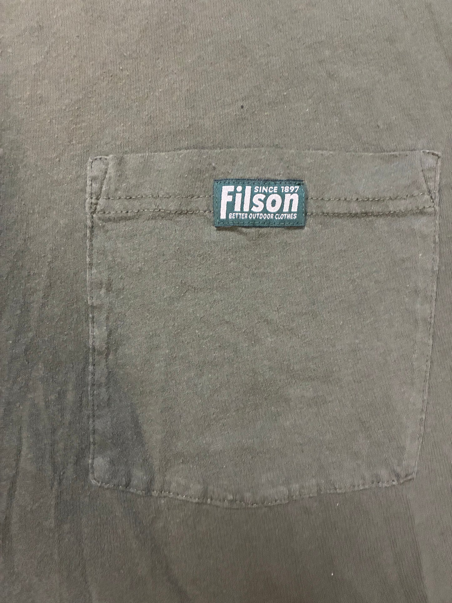 Filson olive pocket tee