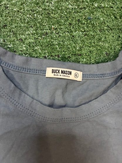 Buck Mason light blue tee