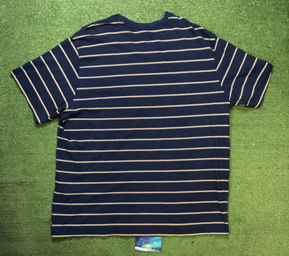 Levi navy and white striped tee