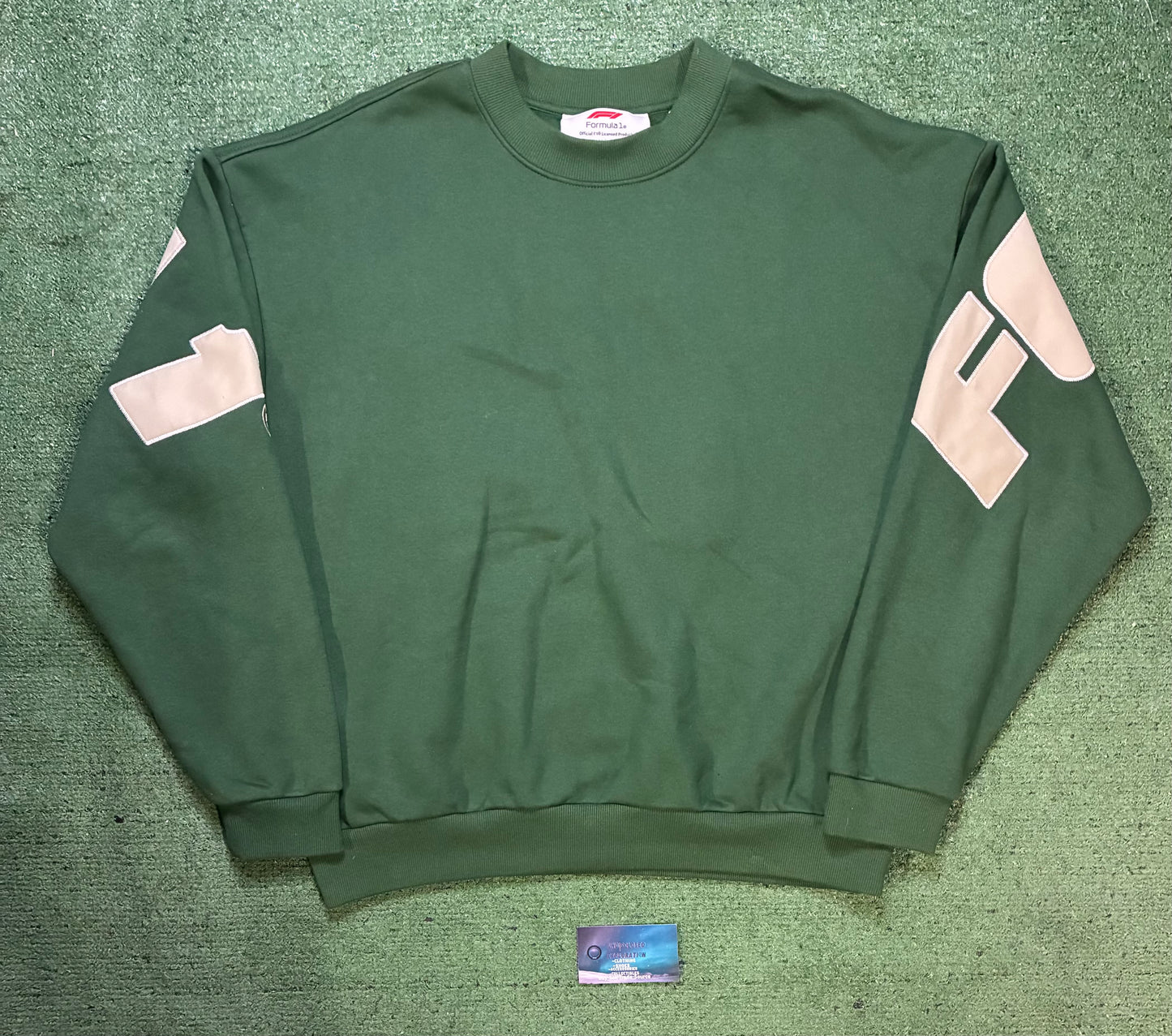 Formula 1 the pinnacle of Motorsport green crewneck