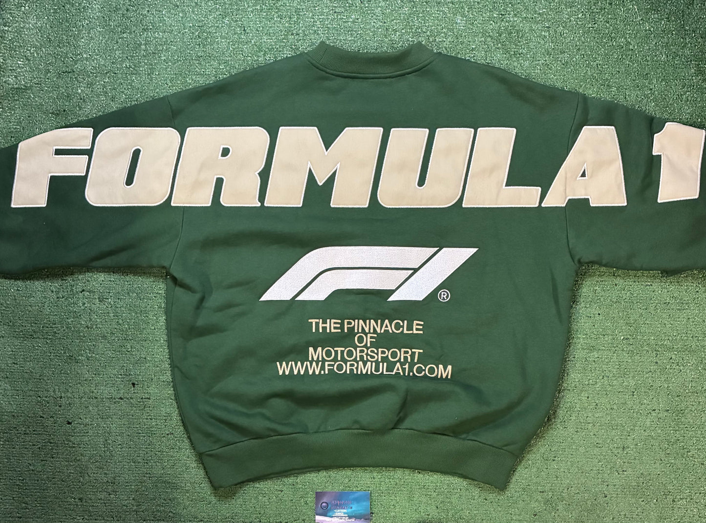 Formula 1 the pinnacle of Motorsport green crewneck