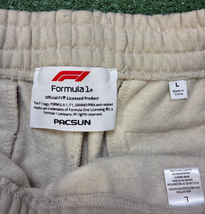 Formula 1 beige shorts