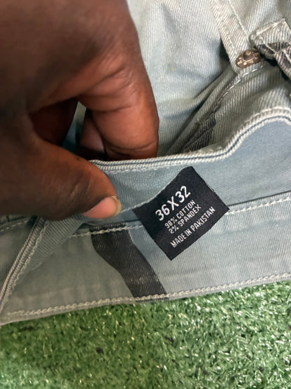 Taker camo distressed cargo pants
