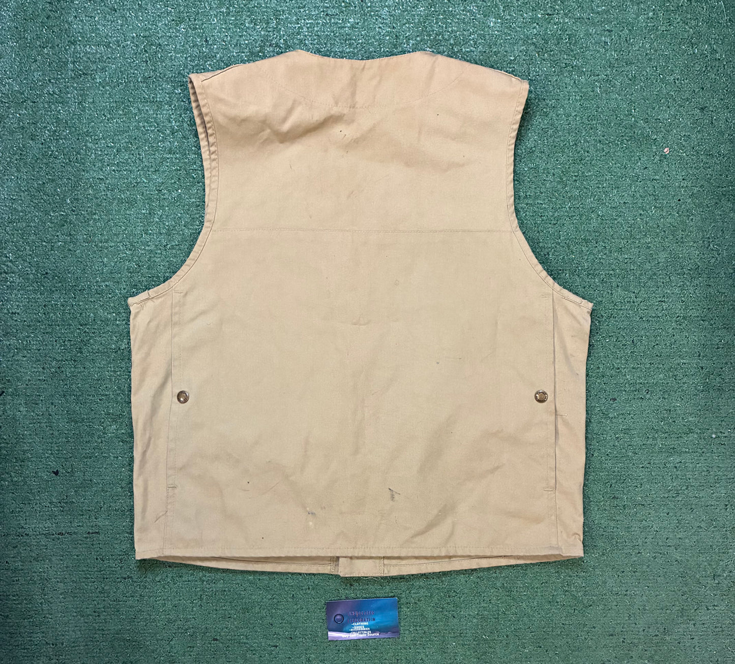 Vintage Filson Tin Cloth Lot 8 Cruiser Work Vest
