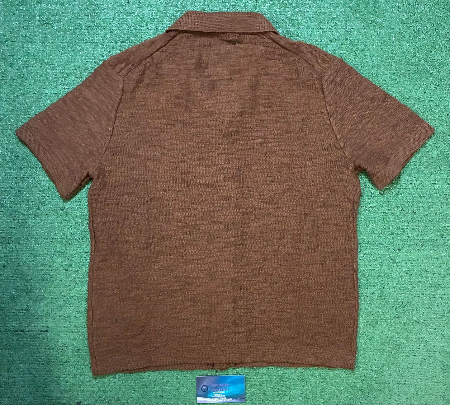 Abercrombie & Fitch
 Knit Button-Through brown Polo